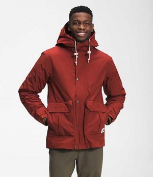 3 In 1 Jackets The North Face Fine Pine Hombre Rojas Marrones | 9621407-LJ