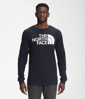 Camiseta The North Face Half Dome Hombre Azul Marino | 3254910-FP