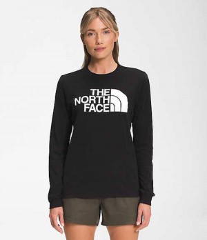 Camiseta The North Face Half Dome Mujer Negras | 9065437-ES