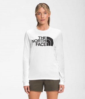 Camiseta The North Face Half Dome Mujer Blancas | 3276051-VB