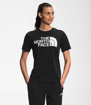 Camiseta The North Face Half Dome Mujer Negras | 2301587-EQ