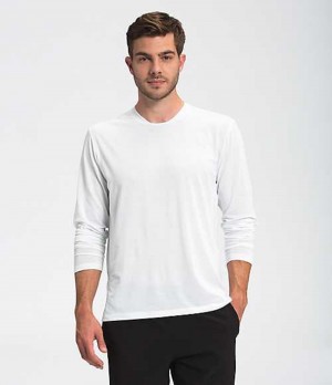 Camiseta The North Face Wander Hombre Blancas | 3516207-DU