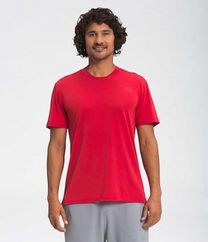 Camiseta The North Face Wander Hombre Rojas | 7581369-IM