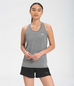 Camiseta sin Manga The North Face Wander Mujer Gris | 5603297-JE