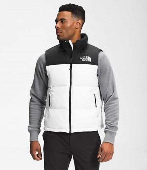 Chaleco The North Face 1996 Retro Nuptse Hombre Blancas | 4502817-XA