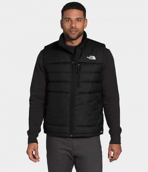 Chaleco The North Face Aconcagua Hombre Negras | 7854013-FE