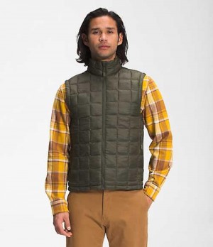 Chaleco The North Face ThermoBall™ Eco Hombre Gris Marrones Verde | 7305986-UQ