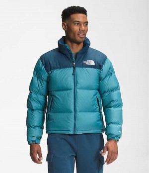 Chaqueta Plumas The North Face 1996 Retro Nuptse Hombre Azules | 2195863-YL