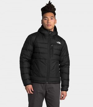 Chaqueta Plumas The North Face Aconcagua Hombre Negras | 5478693-TU