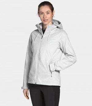 Chaqueta Plumas The North Face Arrowood Triclimate® Mujer Gris Blancas | 0183457-ZP