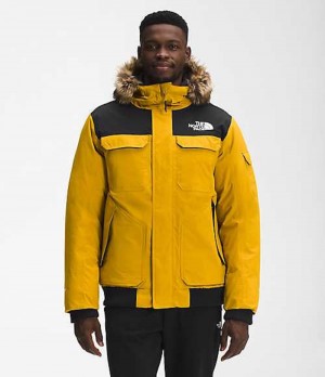 Chaqueta Plumas The North Face Gotham Hombre Amarillo | 2578014-GY