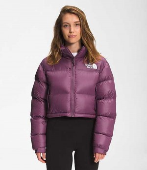 Chaqueta Plumas The North Face Nuptse Mujer Moradas | 7306219-TP