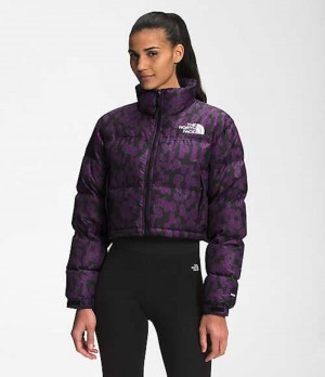 Chaqueta Plumas The North Face Nuptse Mujer Moradas | 2308957-GJ