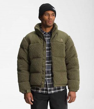 Chaqueta Plumas The North Face Sherpa Nuptse Hombre Verde Oliva | 2796485-BZ