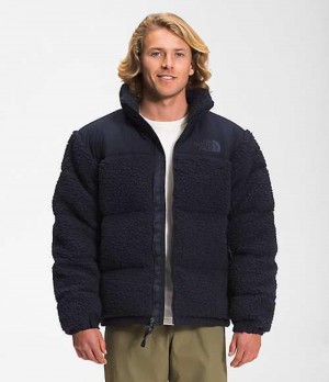 Chaqueta Plumas The North Face Sherpa Nuptse Hombre Azul Marino | 2514360-IX