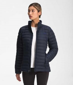 Chaqueta Plumas The North Face Stretch Mujer Azul Marino | 7465182-ZP