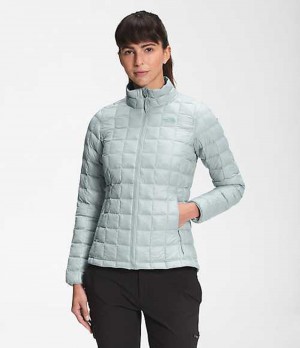 Chaqueta Plumas The North Face ThermoBall™ Eco Mujer Plateadas Azules | 6509173-XR