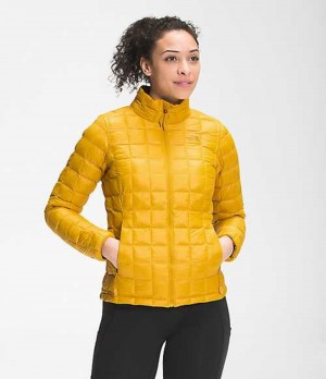 Chaqueta Plumas The North Face ThermoBall™ Eco Mujer Amarillo | 6842359-MW