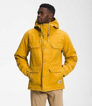 Chaqueta Plumas The North Face ThermoBall™ DryVent™ Hombre Amarillo Marrones | 2934170-KJ