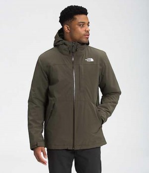 Chaqueta Plumas The North Face Tour Triclimate Hombre Gris Marrones Verde | 0421839-QA