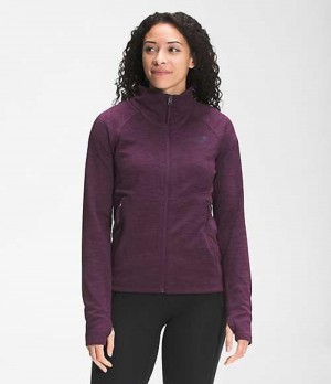 Fleece Jackets The North Face Canyonlands Mujer Burdeos | 7691354-CG