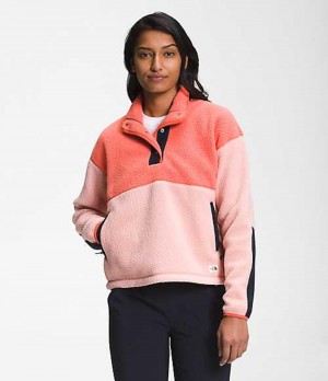 Fleece Jackets The North Face Cragmont Mujer Naranjas Rosas Marrones | 6803274-LU