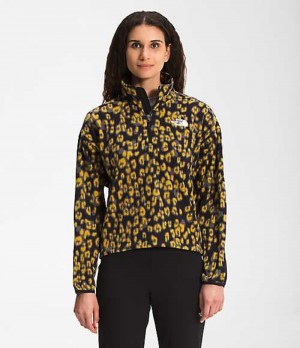 Fleece Jackets The North Face TKA Kataka Mujer Amarillo | 3516870-XC