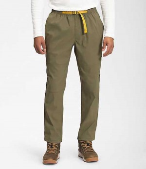 Pantalon The North Face Class V Hombre Verde Oliva | 1368572-MD