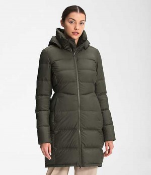 Parka The North Face Metropolis Mujer Gris Marrones Verde | 4738912-HI