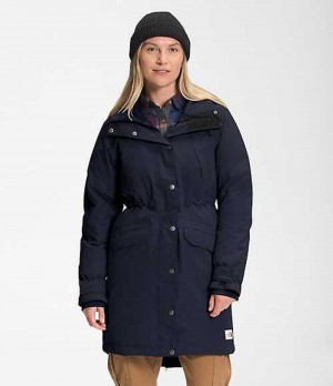 Parka The North Face Snow Down Mujer Azul Marino | 1643598-YI