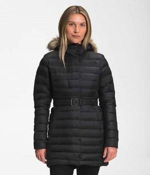 Parka The North Face Transverse Belted Mujer Negras | 7123046-UT