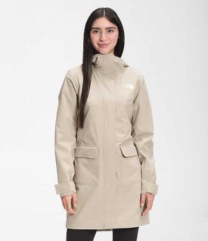 Rain Jackets The North Face City Breeze Rain Mujer Gris | 3056824-UA