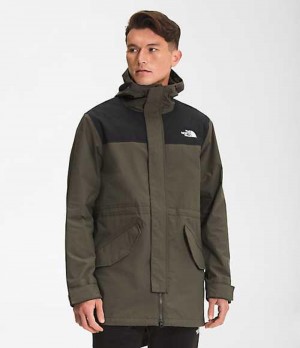 Rain Jackets The North Face City Breeze Rain Hombre Gris Marrones Verde Negras | 8914607-BE