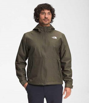 Rain Jackets The North Face Novelty Millerton Hombre Gris Marrones Verde | 0769485-HP