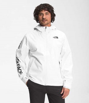 Rain Jackets The North Face Novelty Millerton Hombre Blancas | 1497038-KT