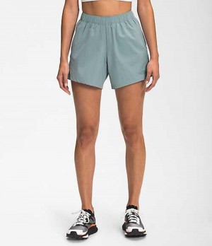 Short The North Face Wander Mujer Plateadas Azules | 7149056-QG