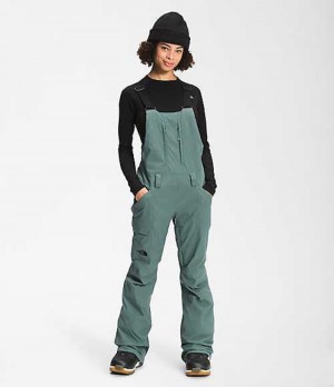 Snowboard Pants The North Face Freedom Mujer Verde | 9481730-FA