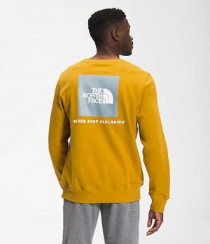 Sudadera The North Face Box NSE Hombre Amarillo | 3642917-WU