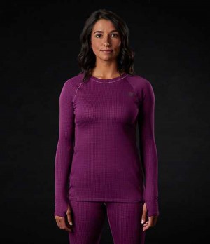 Sudadera The North Face DotKnit Mujer Moradas | 9182546-NL