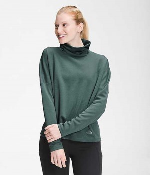 Sudadera The North Face EA Basin Mujer Verde | 5671829-QO