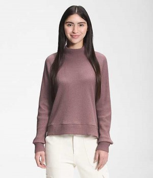 Sudadera The North Face Mock Neck Mujer Moradas | 1308725-GB