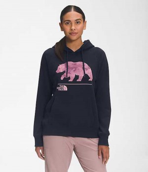 Sudadera con Capucha The North Face Bearscape Mujer Azul Marino | 5630981-CG