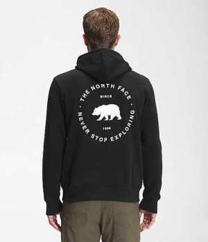 Sudadera con Capucha The North Face Bear NSE Hombre Negras | 3074189-ZI