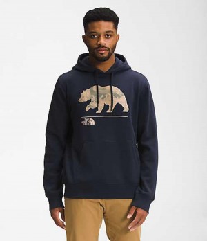 Sudadera con Capucha The North Face Bearscape Hombre Azul Marino | 0498361-XM