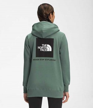 Sudadera con Capucha The North Face Box NSE Mujer Verde | 8621079-EQ