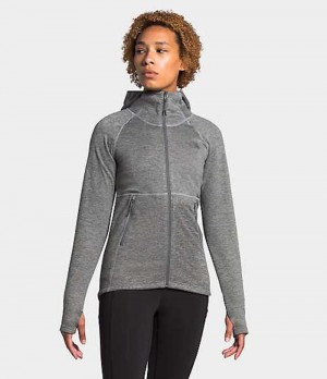 Sudadera con Capucha The North Face Canyonlands Mujer Gris | 4703821-NO