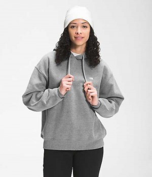 Sudadera con Capucha The North Face City Standard Mujer Gris | 4238901-KV