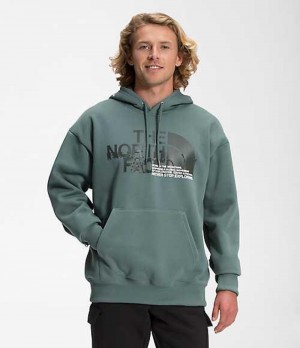 Sudadera con Capucha The North Face Coordinates Hombre Verde | 6418793-XN