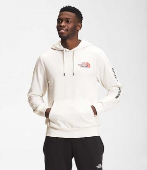 Sudadera con Capucha The North Face Logo Play Hombre Blancas | 2159068-LW