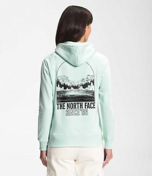 Sudadera con Capucha The North Face Mountain Mujer Verde Menta | 3425801-GC